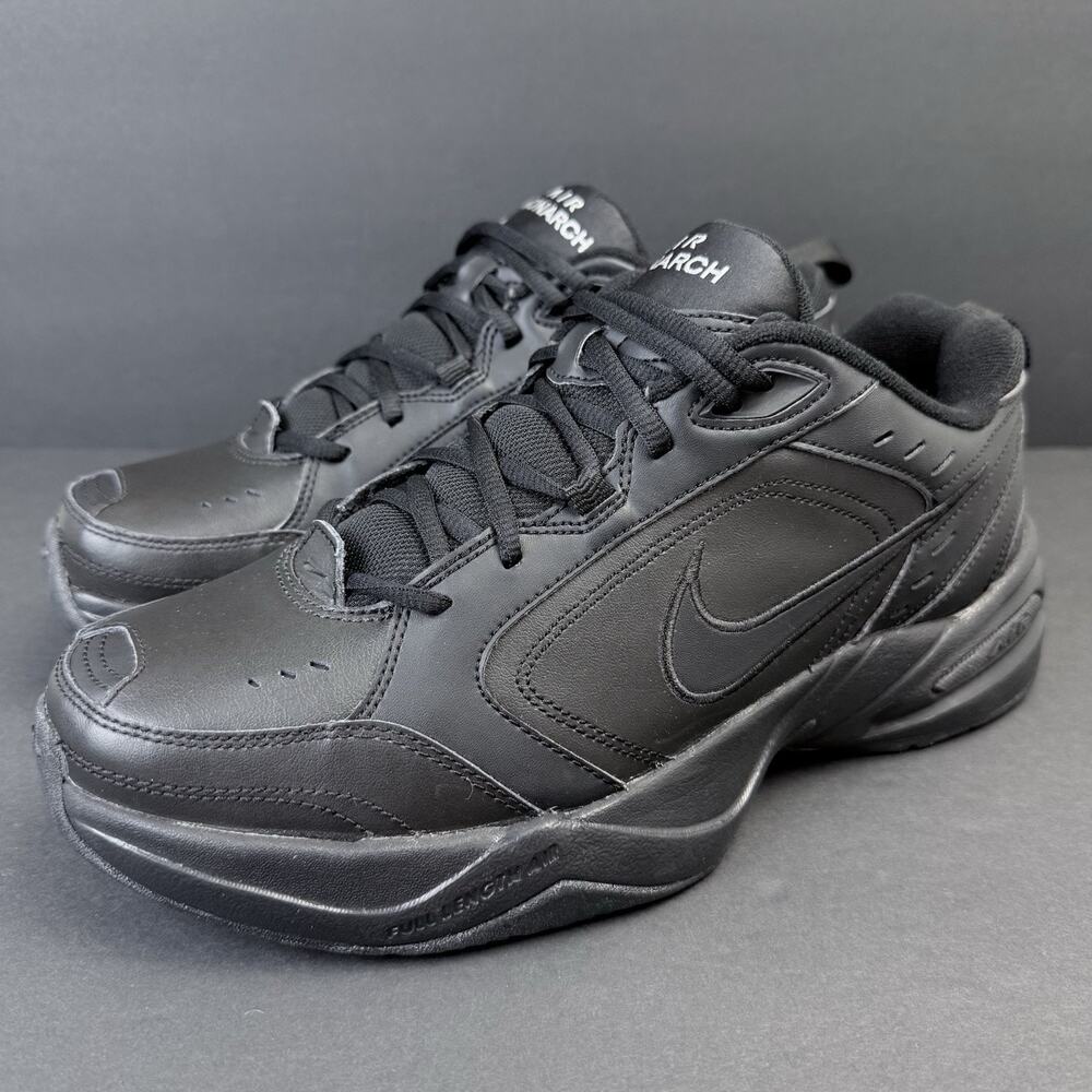Nike Air Monarch Men’s 9.5 Black Training Shoes 415445-001 Excellent